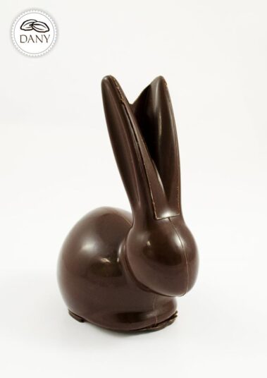Čokoládová figúrka - ZAJAČIK SEDIACI z tmavej čokolády