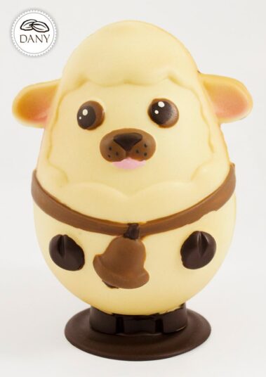 Čokoládová figúrka - OVEČKA z bielej, mliečnej a tmavej čokolády