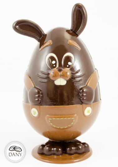 Čokoládová figúrka - ZAJAČIK z tmavej, mliečnej a bielej čokolády