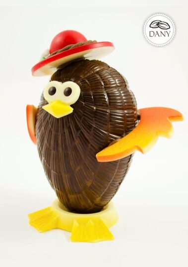 Čokoládová figúrka - SLIEPOČKA (biela, mliečna, tmavá čokoláda)