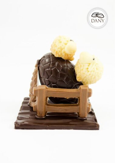 Čokoládová figúrka - OVEČKY (biela, mliečna, tmavá čokoláda)