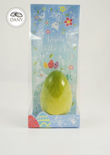 Maľované čokoládové vajíčko z mliečnej čokolády - veľké