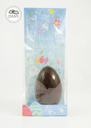 Čokoládové vajíčko z tmavej čokolády - veľké